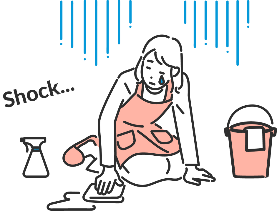 イメージ：掃除をする様子