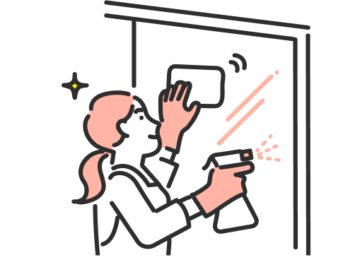 イメージ：掃除の様子