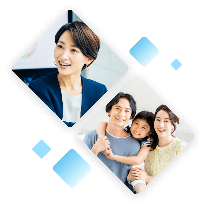 イメージ：笑顔の人々